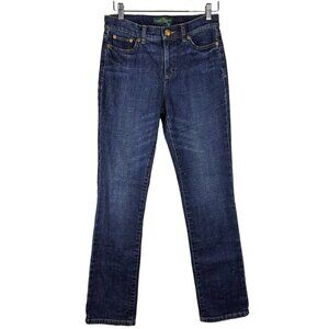 Lauren Jeans Co. Ralph Lauren Womens Dark Wash Denim Jeans Size 4